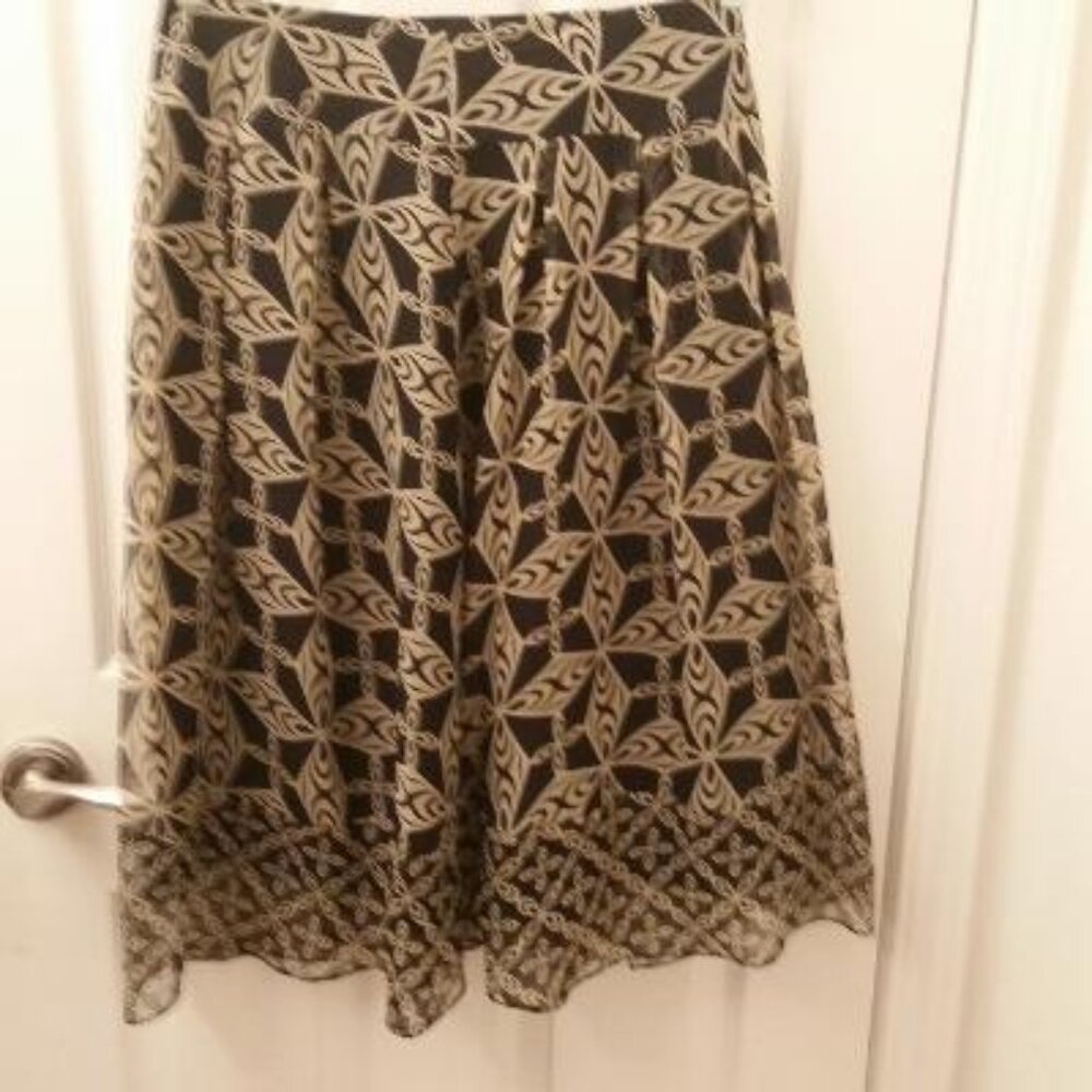 ANNE KLEIN SILK SKIRT